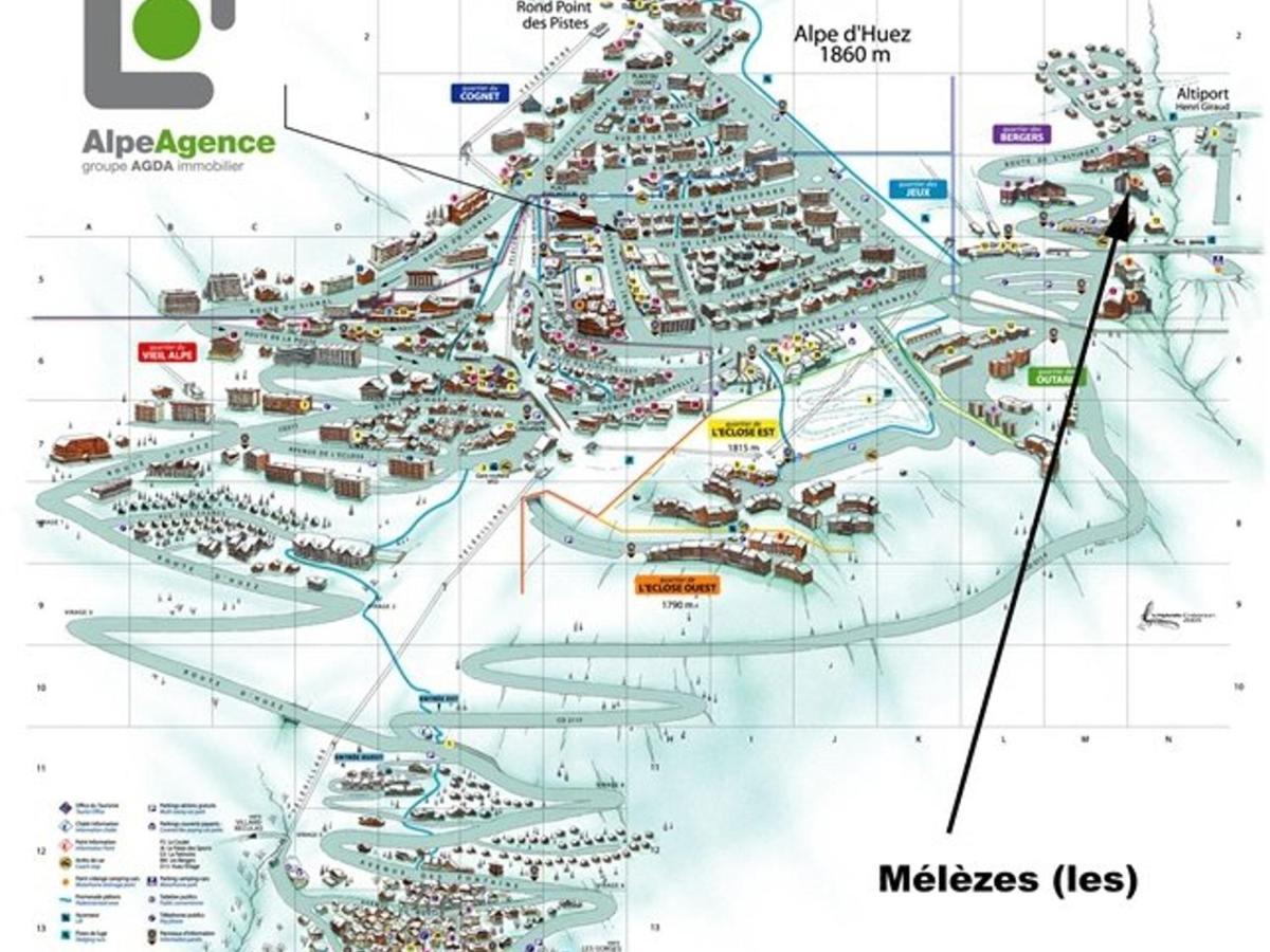 Studio 5 Pers. Lumineux A 100M Des Pistes Avec Balcon, Casier A Skis Et Animaux Acceptes - Fr-1-405-51 Alpe d'Huez Zewnętrze zdjęcie
